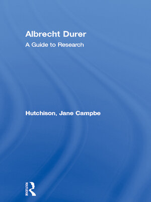 cover image of Albrecht Durer
